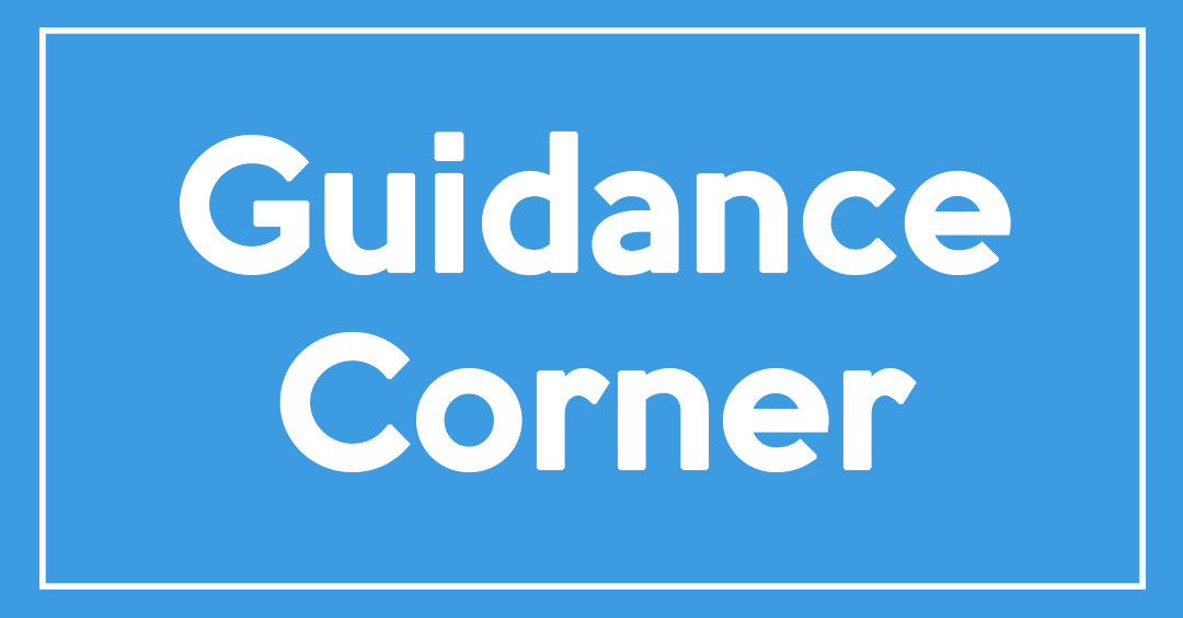 Guidance Corner – November 2016