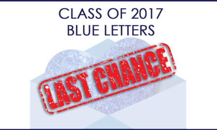 LAST CHANCE for Senior Blue Letters!