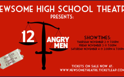 Newsome Theatre Presents 12 Angry Men November 2nd, 3rd, and 4th